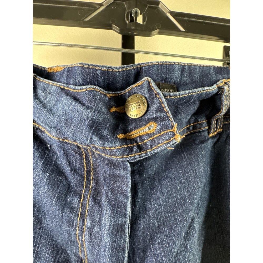 New York and Company Denim Shorts Womens Size 2 Blue Excellent Vintage Cuffed - Picture 4 of 12